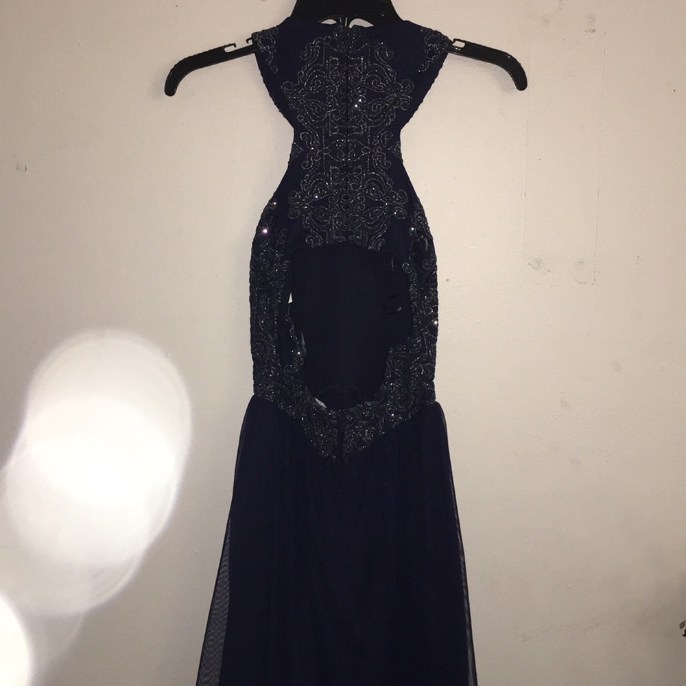 Navy blue prom dress - Picture 3 of 4